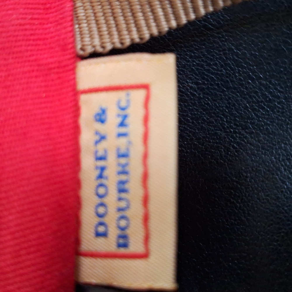 Black leather,  shoulder bag.